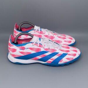 Adidas Predator League TF Blue Pink Soccer Shoes IF6379 Men’s Sz 10